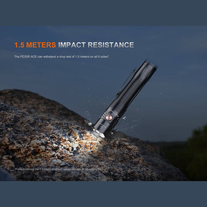 Fenix PD35R ACE Multi-mode Tactical Flashlight + FREE CL01 Mini Lantern