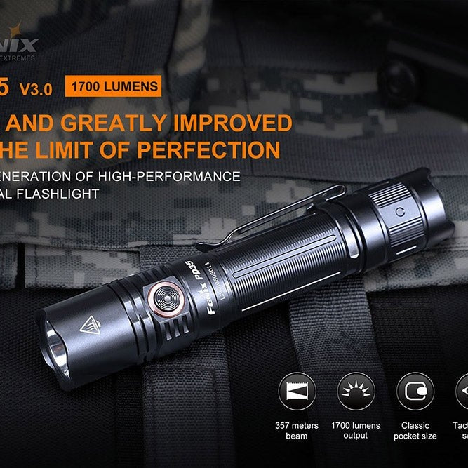 Fenix PD35 V3.0 Everyday Carry Flashlight - 1700 Lumens