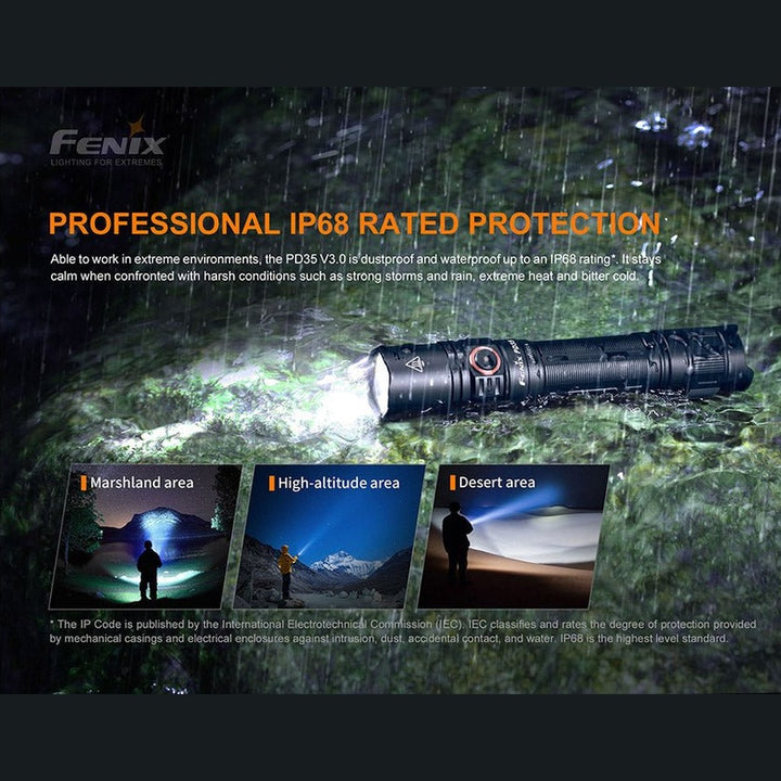 Fenix PD35 V3.0 Everyday Carry Flashlight - 1700 Lumens