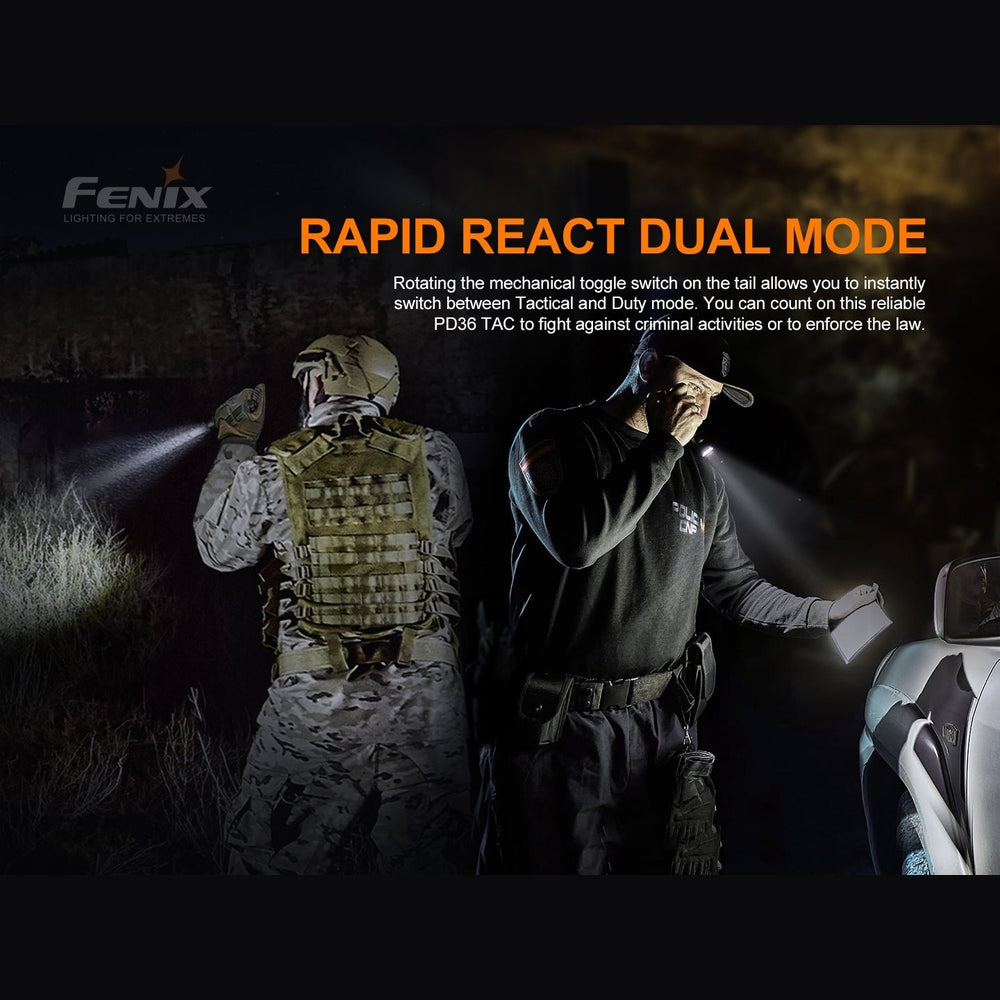 Fenix PD36 TAC Tactical Flashlight - 3000 Lumens