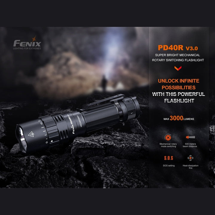 Fenix PD40R V3 Rechargeable Flashlight