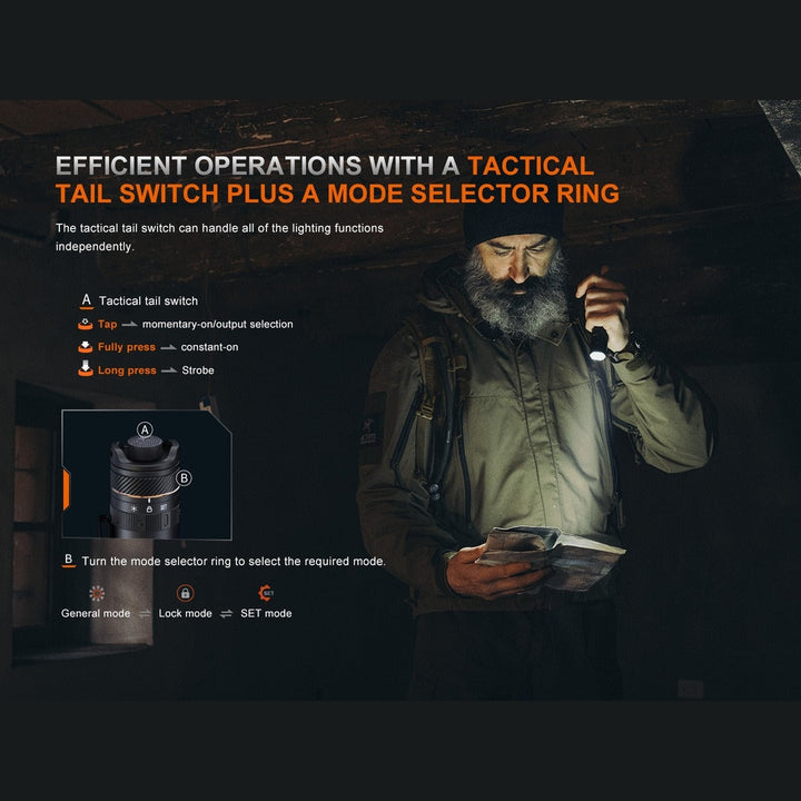 Fenix PD45R ACE Multi-Mode Tactical Flashlight
