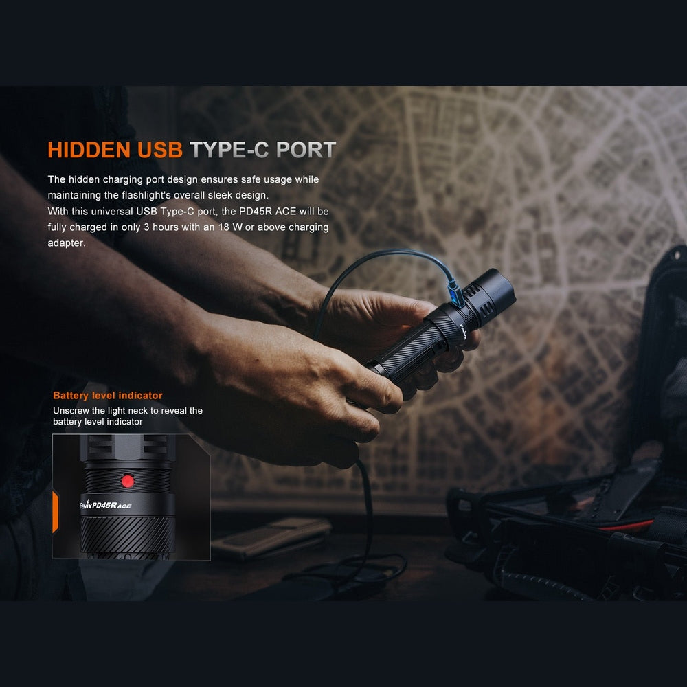 Fenix PD45R ACE Multi-Mode Tactical Flashlight