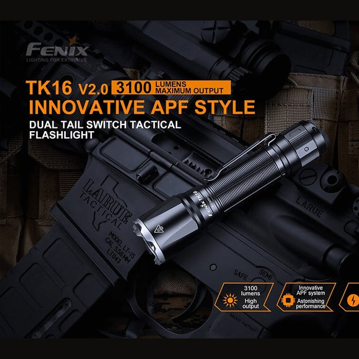 Fenix TK16 V2.0 Tactical Flashlight - 3100 Lumens