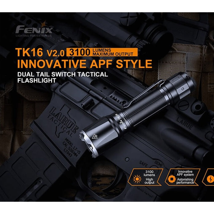 Fenix TK16 V2.0 Tactical Flashlight - 3100 Lumens