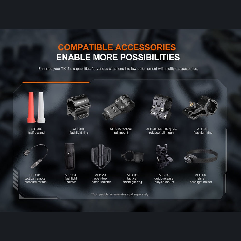 Fenix TK17 Dual Switch Tactical Flashlight