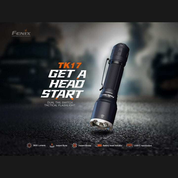 Fenix TK17 Dual Switch Tactical Flashlight