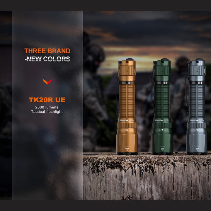 Fenix TK20R UE Tactical LED Flashlight - 2800 Lumens
