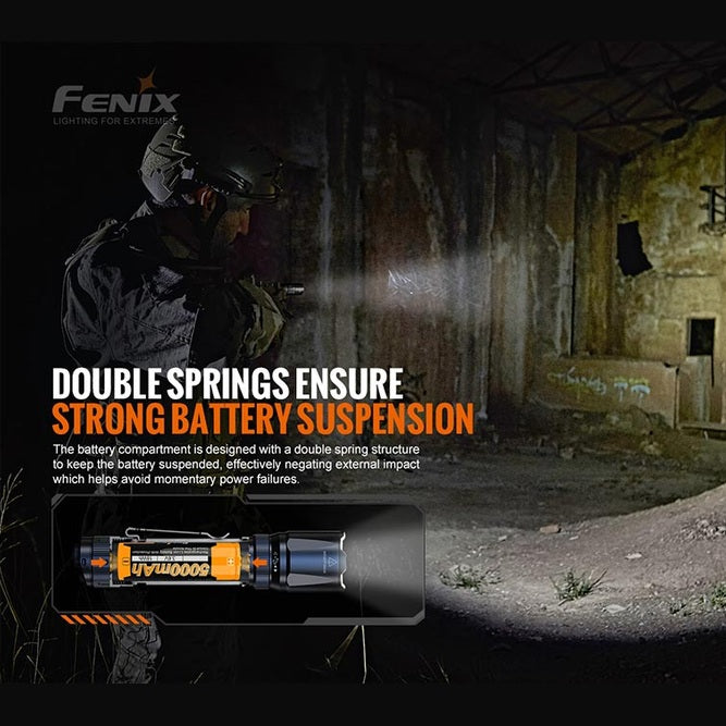 Fenix TK20R V2.0 Rechargeable Flashlight with FREE T5 Tactical Pen (optional)