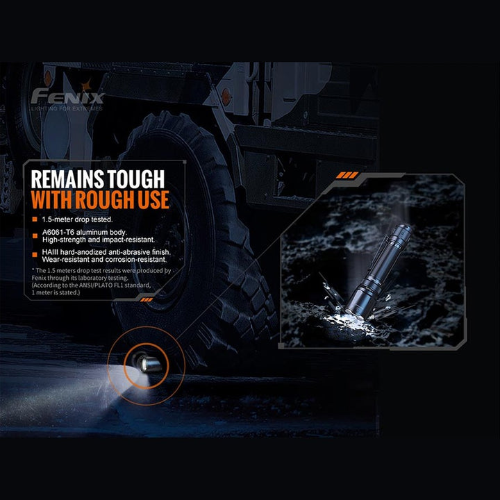 Fenix TK20R V2.0 Rechargeable Flashlight with FREE T5 Tactical Pen (optional)