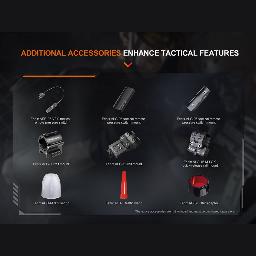 Fenix TK22R Rechargeable Tactical & Duty Flashlight