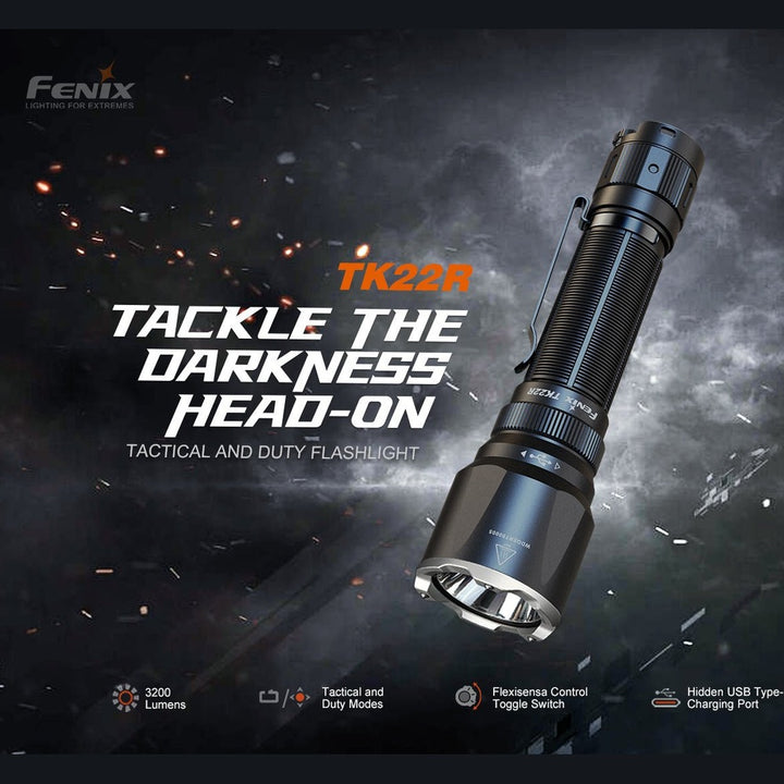 Fenix TK22R Rechargeable Tactical & Duty Flashlight