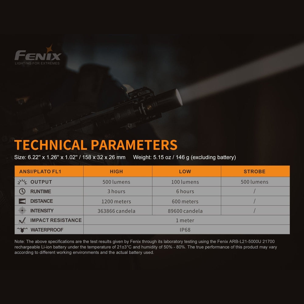 Fenix TK30 White Laser LED Flashlight
