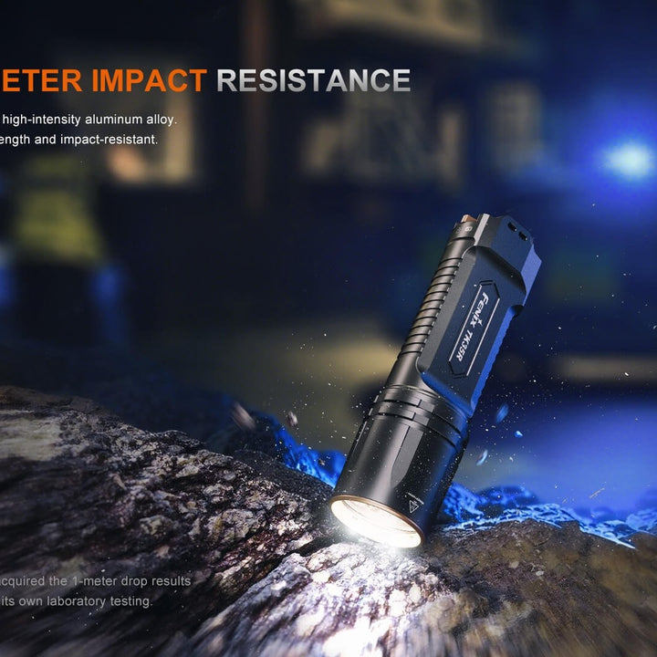 Fenix TK35R Rechargeable High-Performance Tactical Flashlight with UV Output