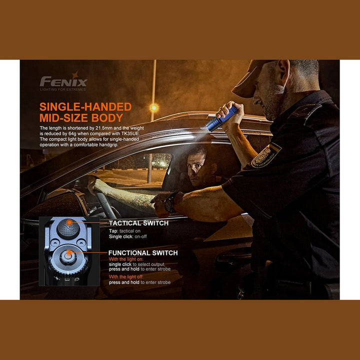 Fenix TK35UE V2.0 Flashlight - 5000 Lumens
