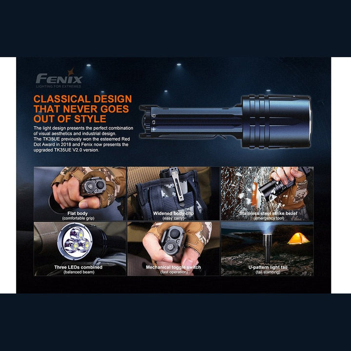Fenix TK35UE V2.0 Flashlight - 5000 Lumens