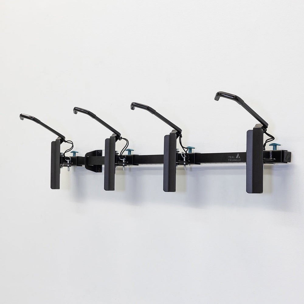 StoreYourBoard G-Swivel Bike | Adjustable Wall Storage System | Holds 4 Bikes