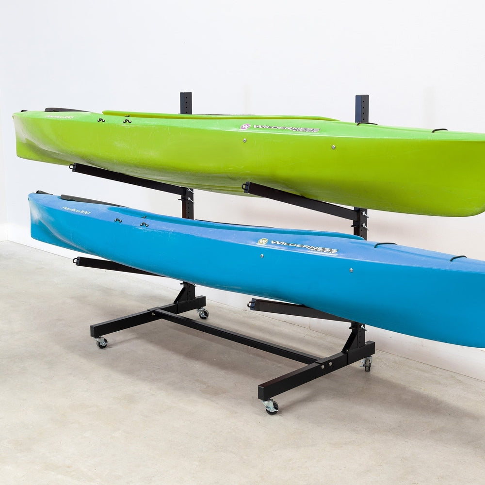 G-Watersport Wheeled Kayak Rack for 2 Levels Storage