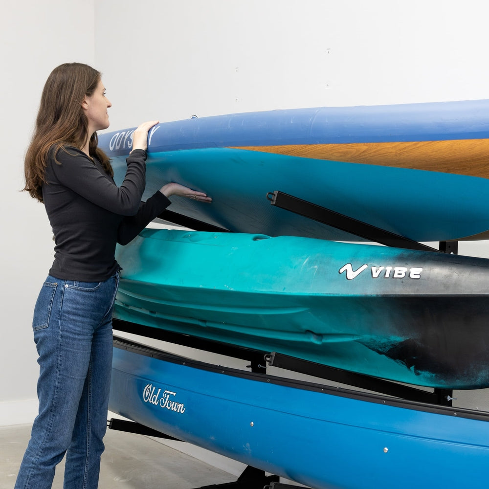 G-Watersport Wheeled Kayak Rack for 2 Levels Storage