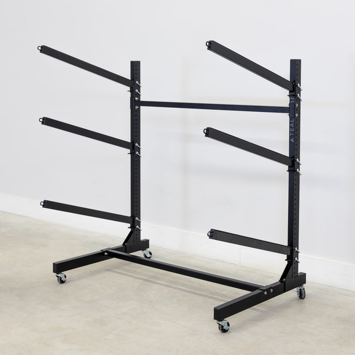 Wheeled Kayak Storage Rack with 3 Levels and Wheels