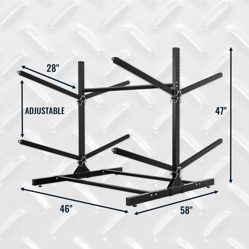 G-Watersport 4-Level Kayak Storage Rack - kayak storage rack