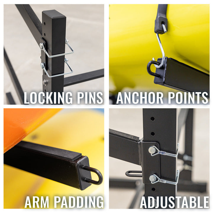 G-Watersport 2 Levels Kayak Storage Rack - kayak storage rack