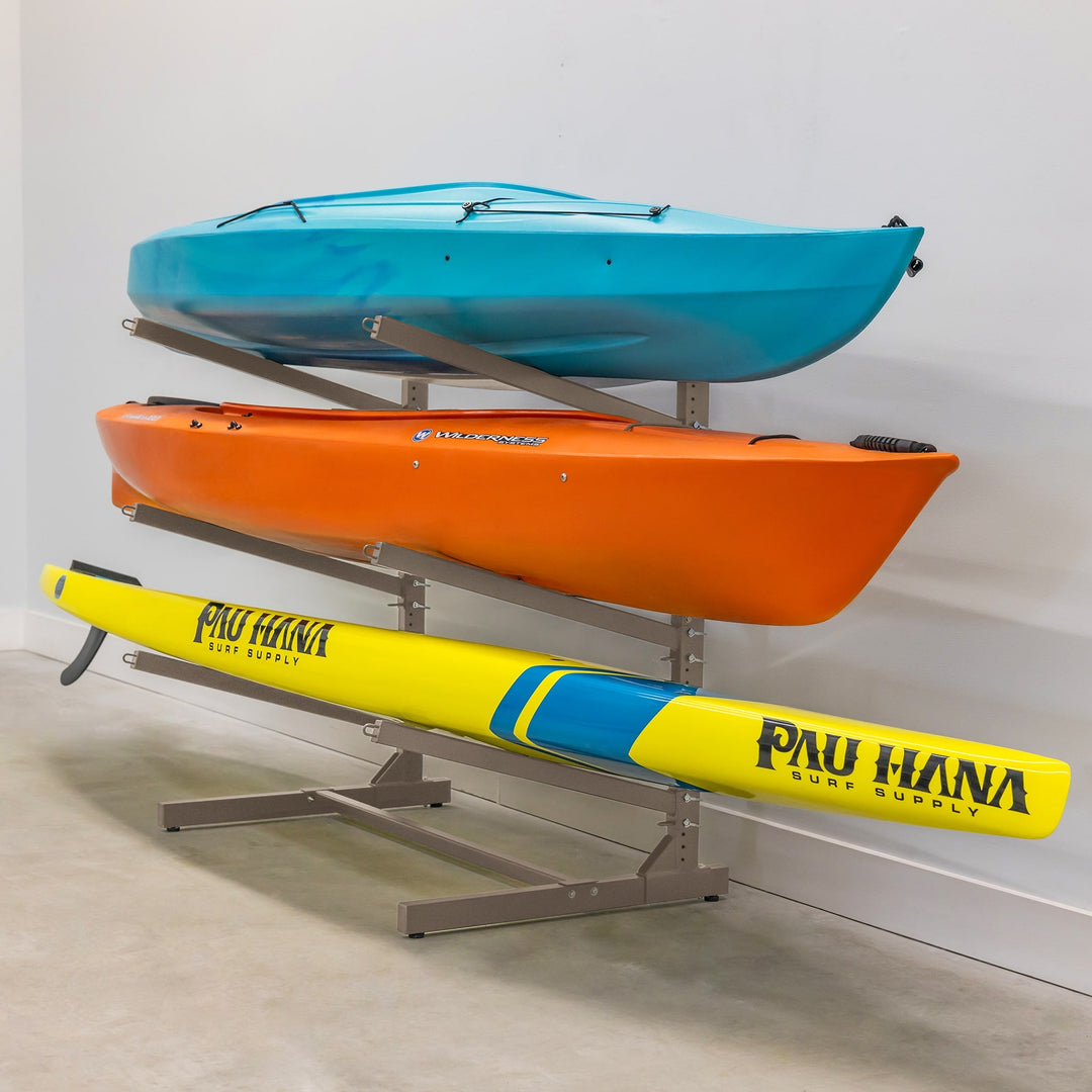 Surfboard SUP Rack - 3 Levels Indoor Outdoor Storage