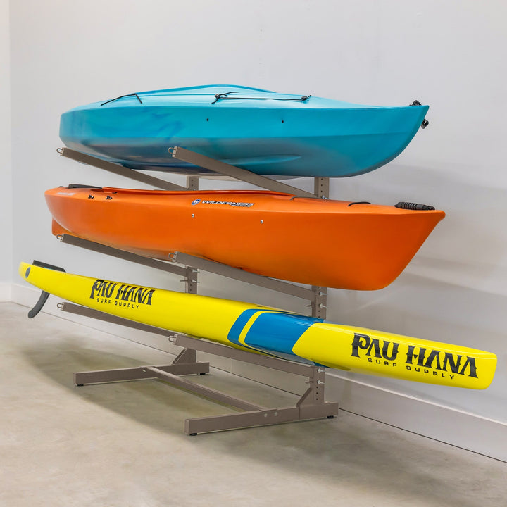 Surfboard SUP Rack - 3 Levels Indoor Outdoor Storage