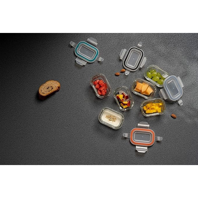 Mini Glass Container Set - Rectangular