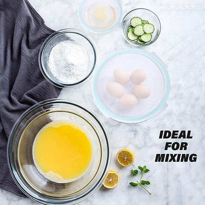 Mix & Store Glass Bowl Set