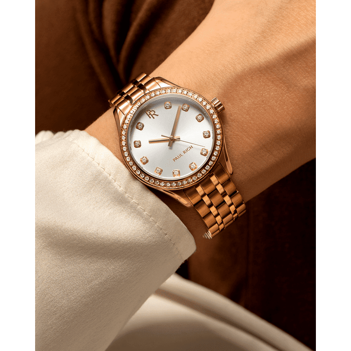 Crystelle - Rose Gold Silver