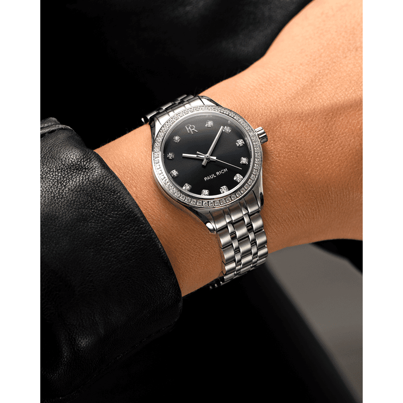 Crystelle - Silver Black