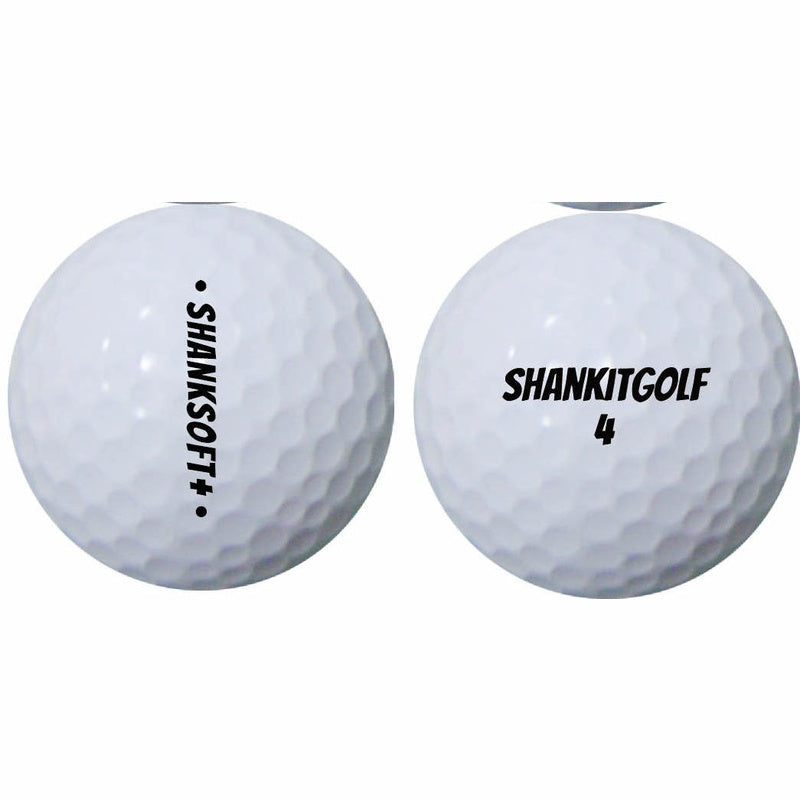 Shank it Golf Skull and Clubs 3 Piece Urethane Cover Golf Ball