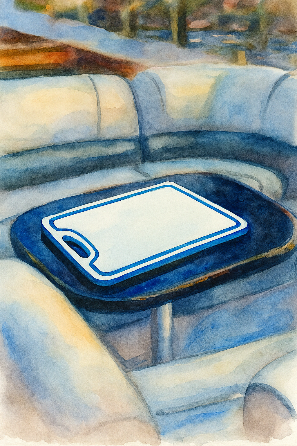 TRAPSKI Premium Boat Specific Cutting Board | Made in the USA