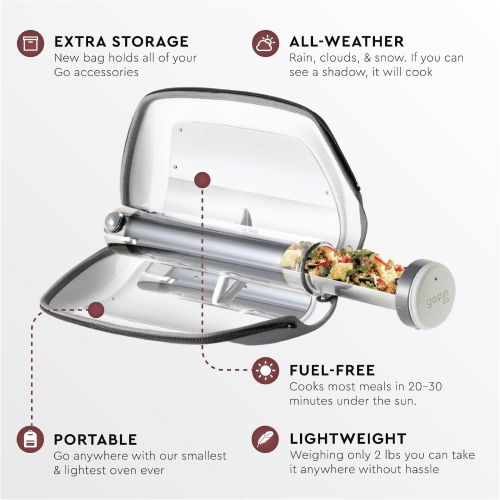 Go Portable Solar Oven for Camping and Survival