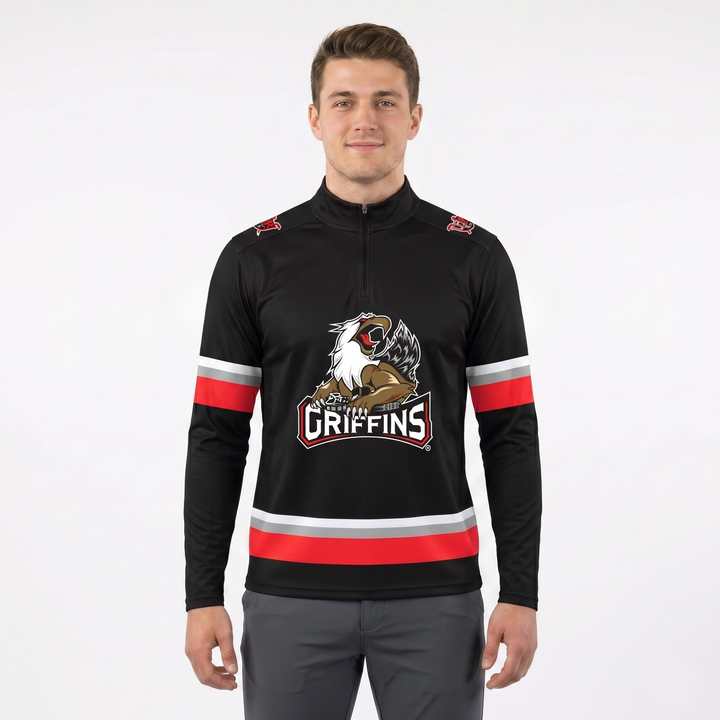 Grand Rapids Griffins performance jersey 1/4 zip