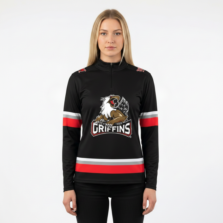 Grand Rapids Griffins performance jersey 1/4 zip