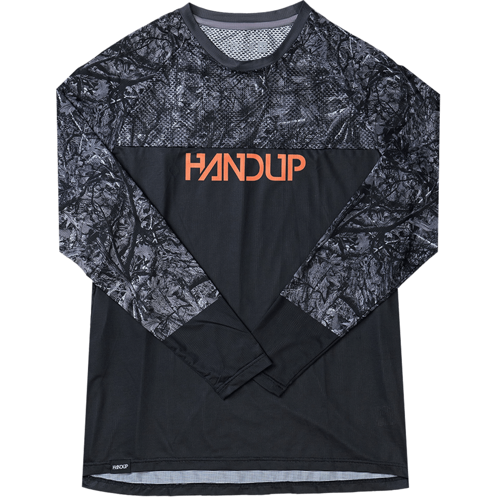 Handup Long Sleeve VenTop Jersey - Grey Timber Camo