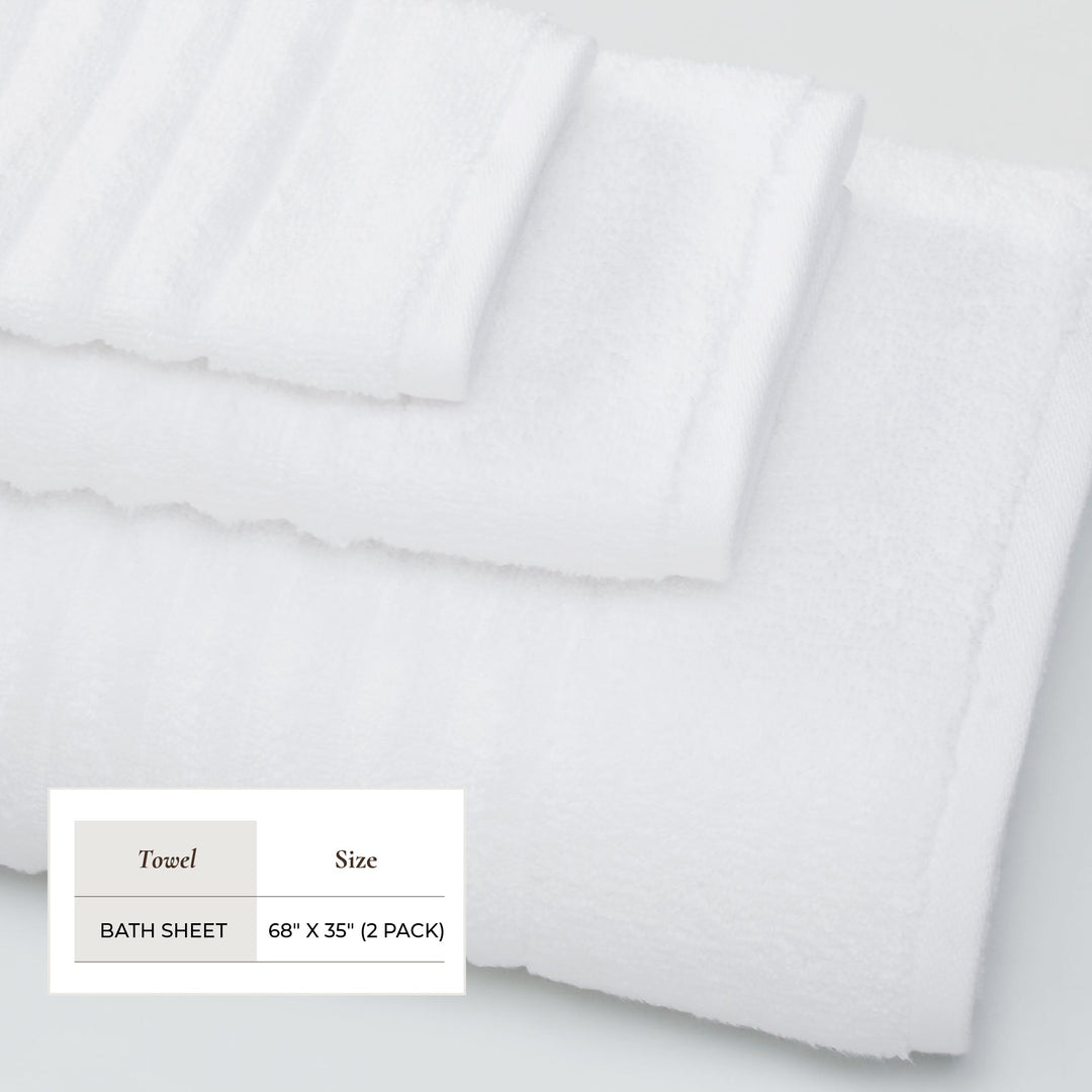 Combed Cotton Bath Towels - Karina Collection