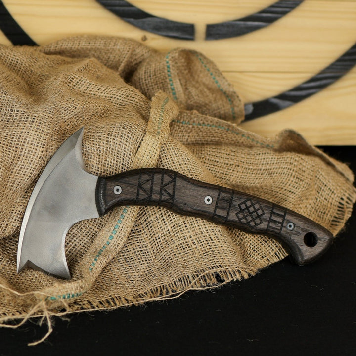 AncientSmithy Handmade tomahawk "Dakuri" with tribal engraving