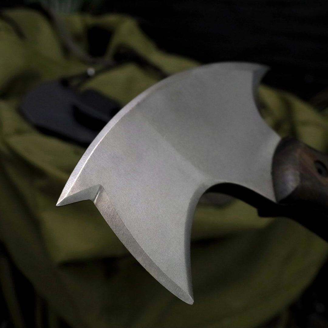 AncientSmithy Handmade tomahawk "Dakuri" with tribal engraving