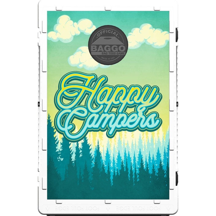Happy Camper Tree Line Bean Bag Toss Game by BAGGO