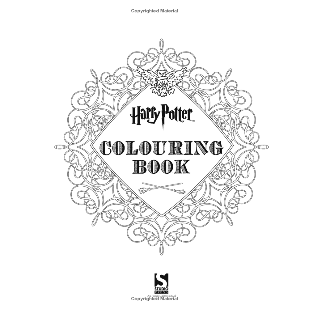 Harry Potter Coloring Book Spiral Bound