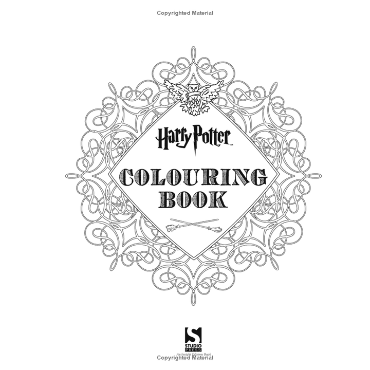 Harry Potter Coloring Book Spiral Bound