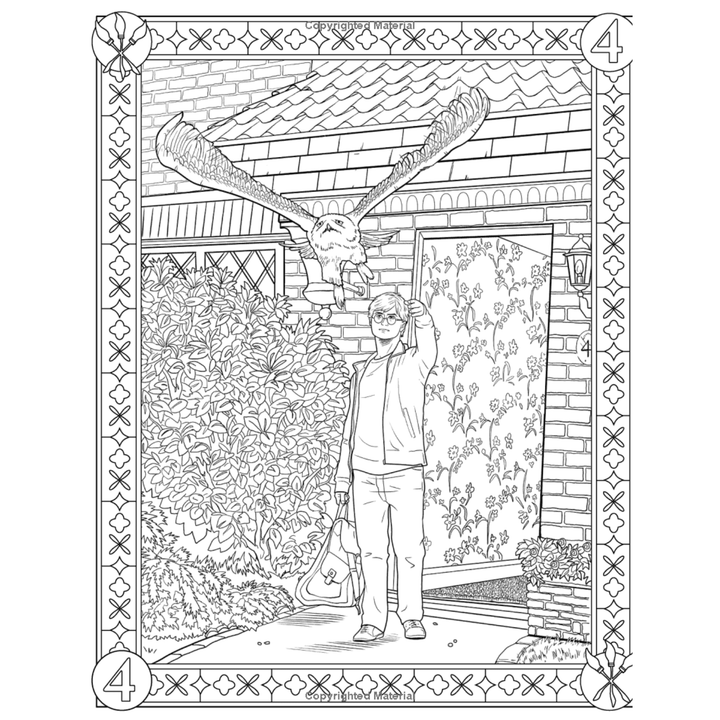 Harry Potter Coloring Book Spiral Bound