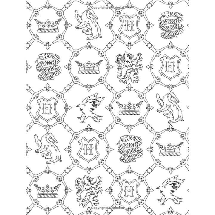 Harry Potter Coloring Book Spiral Bound