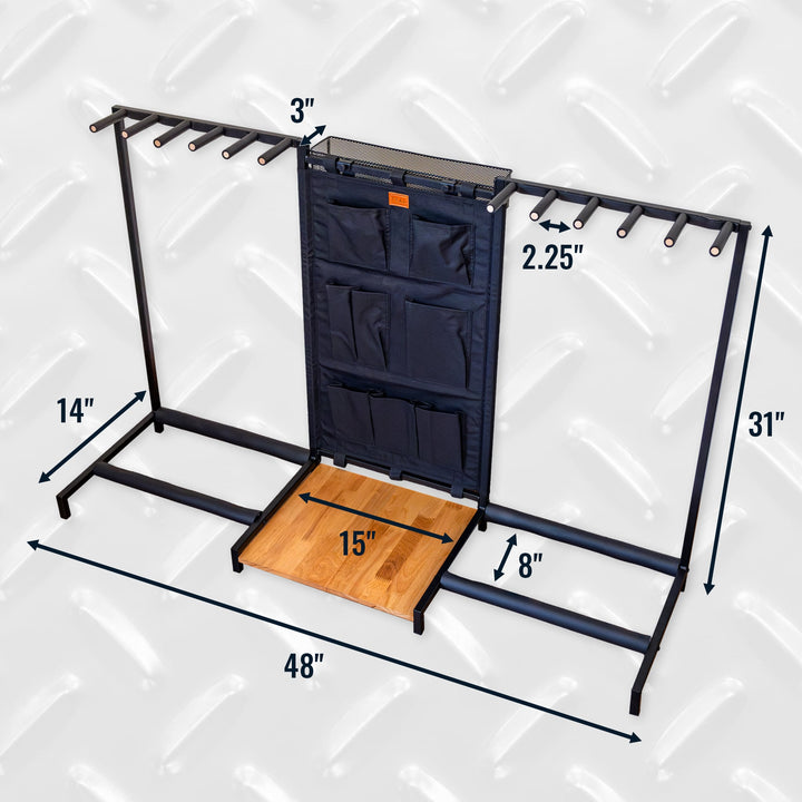 The Headliner 10-Slot Guitar Rack for All Guitars