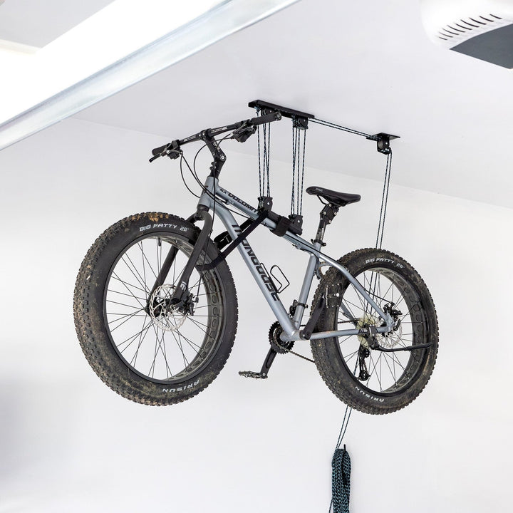 Heavy Duty Bike Hoist | Easy-Lift Overhead Bicycle Storage