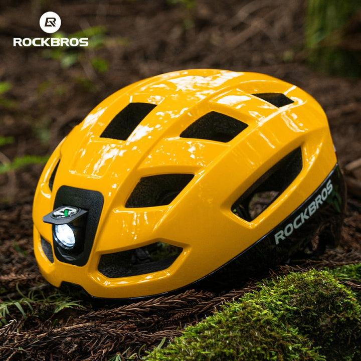 Smart Riding Helmet with Headlight and Tail Light