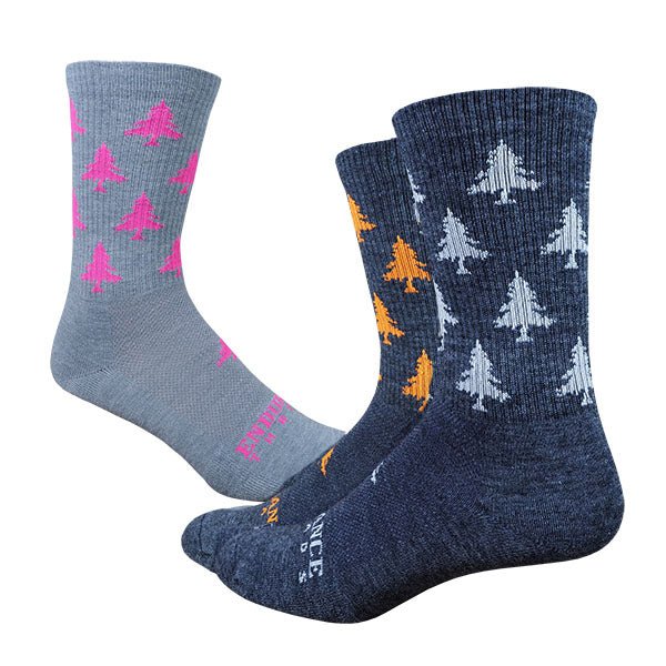 HLT Whitaker Wool Cycling Socks 6" in Gray